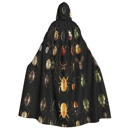 UFhgjjb Halloween Kapuzenumhang Kostüm Umhang - Erwachsene Käfer aufgereiht Druck Kostüm Robe für Maskerade, Karneval, Comic Ausstellung UFhgjjb Halloween Kapuzenumhang Kostüm Umhang - Erwachsene Käfer aufgereiht Druck Kostüm Robe für Maskerade, Karneval, Comic Ausstellung von UFhgjjb