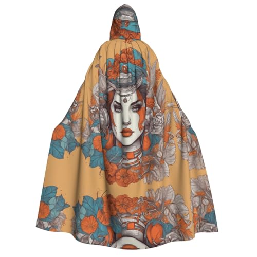 UFhgjjb Halloween Kapuzenumhang Kostüm Umhang – Erwachsenenbild Druck Kostüm Robe für Maskerade, Karneval, Comic Ausstellung UFhgjjb Halloween Kapuzenumhang Kostüm Umhang – Erwachsenenbild Druck Kostüm Robe für Maskerade, Karneval, Comic Ausstellung von UFhgjjb