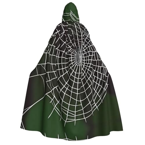 UFhgjjb Halloween Kapuzenumhang Kostüm Umhang - Erwachsenenkostüm Spinnennetz-Druck Kostüm Robe für Maskerade, Karneval, Comic-Ausstellung UFhgjjb Halloween Kapuzenumhang Kostüm Umhang - Erwachsenenkostüm Spinnennetz-Druck Kostüm Robe für Maskerade, Karneval, Comic-Ausstellung von UFhgjjb