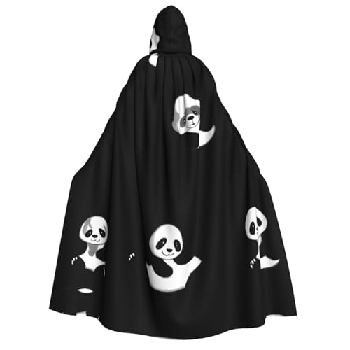 UFhgjjb Halloween Kapuzenumhang Kostüm Umhang – Erwachsenenkostüm lustiger Panda-Druck Kostüm Robe für Maskerade, Karneval, Comic-Ausstellung UFhgjjb Halloween Kapuzenumhang Kostüm Umhang – Erwachsenenkostüm lustiger Panda-Druck Kostüm Robe für Maskerade, Karneval, Comic-Ausstellung von UFhgjjb