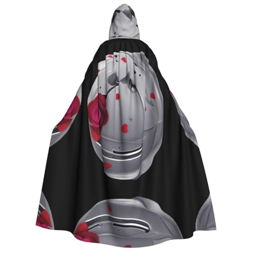 UFhgjjb Halloween Kapuzenumhang Kostüm Umhang – Erwachsenenkostüm mit Erdrosen-Druck für Maskerade, Karneval, Comic-Ausstellung UFhgjjb Halloween Kapuzenumhang Kostüm Umhang – Erwachsenenkostüm mit Erdrosen-Druck für Maskerade, Karneval, Comic-Ausstellung von UFhgjjb