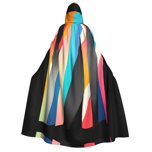 UFhgjjb Halloween Kapuzenumhang Kostüm Umhang – Erwachsenenkostüm mit künstlerischem Banddruck für Maskerade, Karneval, Comic-Ausstellung UFhgjjb Halloween Kapuzenumhang Kostüm Umhang – Erwachsenenkostüm mit künstlerischem Banddruck für Maskerade, Karneval, Comic-Ausstellung von UFhgjjb