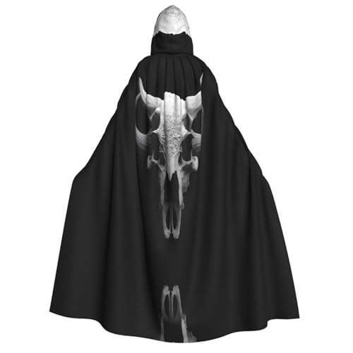UFhgjjb Halloween Kapuzenumhang Kostüm Umhang – Erwachsenenkostüm mit künstlerischem Totenkopf-Druck, für Maskerade, Karneval, Comic-Ausstellung UFhgjjb Halloween Kapuzenumhang Kostüm Umhang – Erwachsenenkostüm mit künstlerischem Totenkopf-Druck, für Maskerade, Karneval, Comic-Ausstellung von UFhgjjb