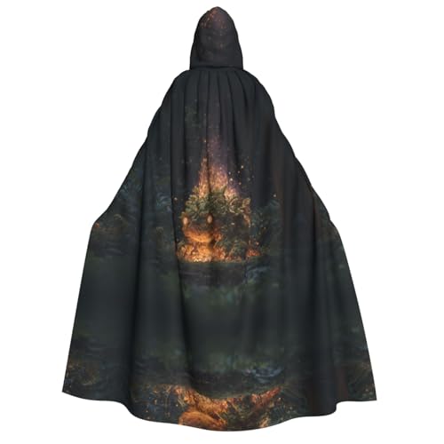 UFhgjjb Halloween Kapuzenumhang Kostüm Umhang – Erwachsenenkostüm mit leuchtendem Monsterdruck, für Maskerade, Karneval, Comic-Ausstellung UFhgjjb Halloween Kapuzenumhang Kostüm Umhang – Erwachsenenkostüm mit leuchtendem Monsterdruck, für Maskerade, Karneval, Comic-Ausstellung von UFhgjjb