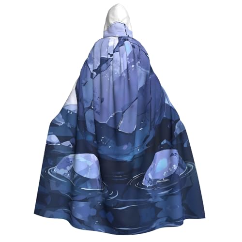 UFhgjjb Halloween Kapuzenumhang Kostüm Umhang - Erwachsener Der Druck des Steins Kostüm Robe für Maskerade, Karneval, Comic Ausstellung UFhgjjb Halloween Kapuzenumhang Kostüm Umhang - Erwachsener Der Druck des Steins Kostüm Robe für Maskerade, Karneval, Comic Ausstellung von UFhgjjb