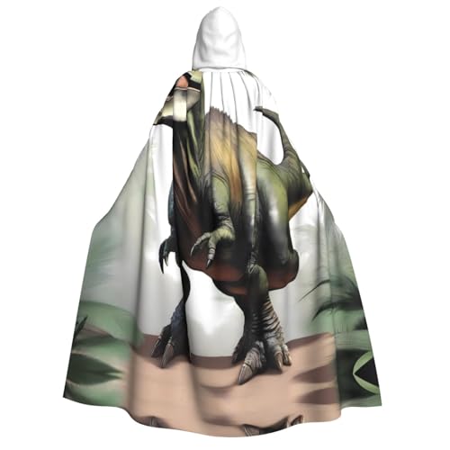 UFhgjjb Halloween Kapuzenumhang Kostüm Umhang - Erwachsener Dinosaurier Print Kostüm Robe für Maskerade, Karneval, Comic Ausstellung UFhgjjb Halloween Kapuzenumhang Kostüm Umhang - Erwachsener Dinosaurier Print Kostüm Robe für Maskerade, Karneval, Comic Ausstellung von UFhgjjb