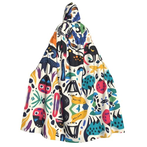 UFhgjjb Halloween Kapuzenumhang Kostüm Umhang - Erwachsener Dinosaurier Welt-Druck Kostüm Robe für Maskerade, Karneval, Comic Ausstellung UFhgjjb Halloween Kapuzenumhang Kostüm Umhang - Erwachsener Dinosaurier Welt-Druck Kostüm Robe für Maskerade, Karneval, Comic Ausstellung von UFhgjjb