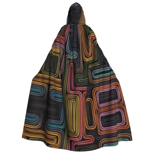UFhgjjb Halloween-Kostüm mit Kapuze, Umhang – Erwachsenenkostüm mit Origami-Druck, für Maskerade, Karneval, Comic-Ausstellung UFhgjjb Halloween-Kostüm mit Kapuze, Umhang – Erwachsenenkostüm mit Origami-Druck, für Maskerade, Karneval, Comic-Ausstellung von UFhgjjb
