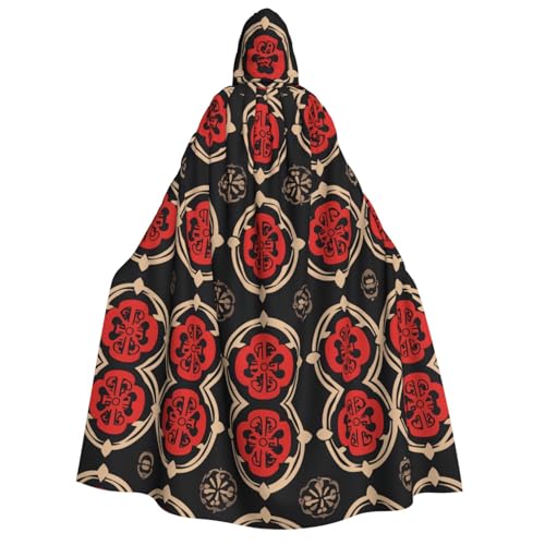 UFhgjjb Halloween-Kostüm mit Kapuze, Umhang – Erwachsenenkostüm mit glücksverheißenden Mustern für Maskerade, Karneval, Comic-Ausstellung UFhgjjb Halloween-Kostüm mit Kapuze, Umhang – Erwachsenenkostüm mit glücksverheißenden Mustern für Maskerade, Karneval, Comic-Ausstellung von UFhgjjb