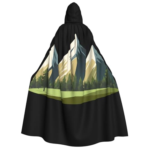 UFhgjjb Halloween-Kostüm mit Kapuze, Umhang – Erwachsenenkostüm mit grünem Schneeberg, bedruckt, für Maskerade, Karneval, Comic-Ausstellung UFhgjjb Halloween-Kostüm mit Kapuze, Umhang – Erwachsenenkostüm mit grünem Schneeberg, bedruckt, für Maskerade, Karneval, Comic-Ausstellung von UFhgjjb