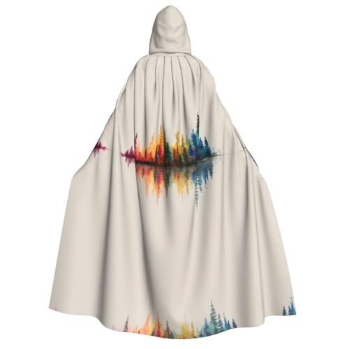 UFhgjjb Halloween-Umhang mit Kapuze – Erwachsenenkostüm mit Farbdruck, für Maskerade, Karneval, Comic-Ausstellung UFhgjjb Halloween-Umhang mit Kapuze – Erwachsenenkostüm mit Farbdruck, für Maskerade, Karneval, Comic-Ausstellung von UFhgjjb