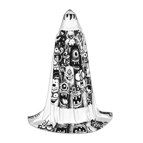 UFhgjjb L Halloween Kapuzen Umhang Unisex Monster Graffiti Druck Cosplay Robe für Party Karneval Comic Ausstellung und mehr UFhgjjb L Halloween Kapuzen Umhang Unisex Monster Graffiti Druck Cosplay Robe für Party Karneval Comic Ausstellung und mehr von UFhgjjb