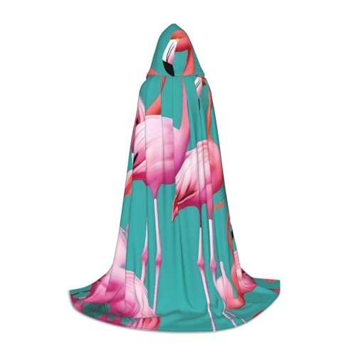UFhgjjb L Halloween Kapuzenumhang - Unisex Flamingos Druck Cosplay Robe für Partys, Karneval, Comic Ausstellungen und mehr UFhgjjb L Halloween Kapuzenumhang - Unisex Flamingos Druck Cosplay Robe für Partys, Karneval, Comic Ausstellungen und mehr von UFhgjjb