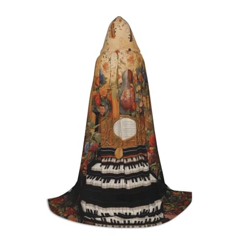 UFhgjjb L Halloween Kapuzenumhang - Unisex Gitarre und Klavier Druck Cosplay Robe für Partys, Karneval, Comic Ausstellungen und mehr UFhgjjb L Halloween Kapuzenumhang - Unisex Gitarre und Klavier Druck Cosplay Robe für Partys, Karneval, Comic Ausstellungen und mehr von UFhgjjb