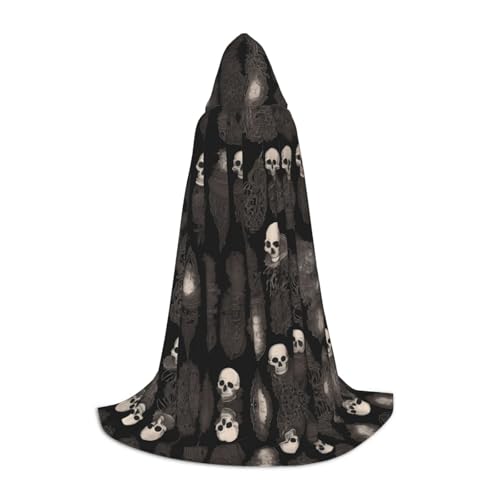 UFhgjjb M Halloween Kapuzenumhang - Unisex künstlerischer abstrakter Totenkopf-Druck Cosplay Robe für Partys, Karneval, Comic-Ausstellungen und mehr UFhgjjb M Halloween Kapuzenumhang - Unisex künstlerischer abstrakter Totenkopf-Druck Cosplay Robe für Partys, Karneval, Comic-Ausstellungen und mehr von UFhgjjb