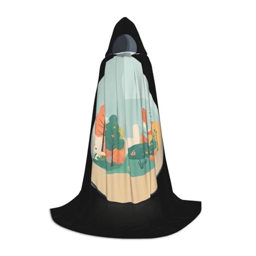 UFhgjjb S Halloween Kapuzenumhang – Unisex Glühbirne grüne Pflanzen Druck Cosplay Robe für Partys, Karneval, Comic Ausstellungen und mehr UFhgjjb S Halloween Kapuzenumhang – Unisex Glühbirne grüne Pflanzen Druck Cosplay Robe für Partys, Karneval, Comic Ausstellungen und mehr von UFhgjjb