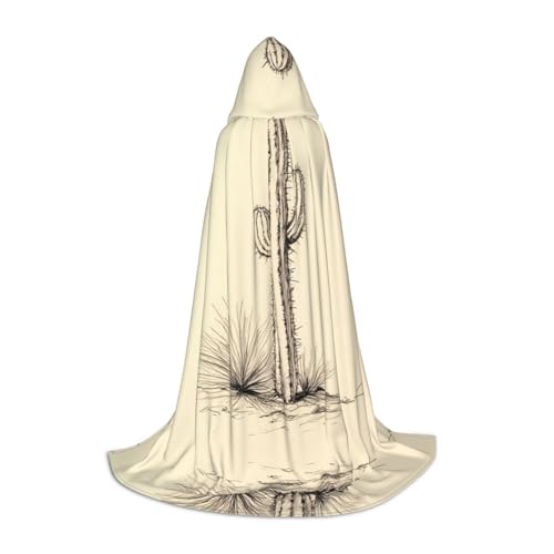 UFhgjjb S Halloween Kapuzenumhang - Unisex Kaktus Druck Cosplay Robe für Partys, Karneval, Comic Ausstellungen und mehr UFhgjjb S Halloween Kapuzenumhang - Unisex Kaktus Druck Cosplay Robe für Partys, Karneval, Comic Ausstellungen und mehr von UFhgjjb