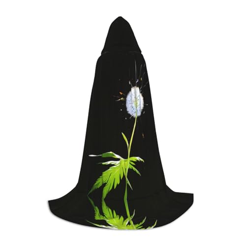 UFhgjjb S Halloween Kapuzenumhang - Unisex Löwenzahn Druck Cosplay Robe für Partys, Karneval, Comic Ausstellungen und mehr von UFhgjjb