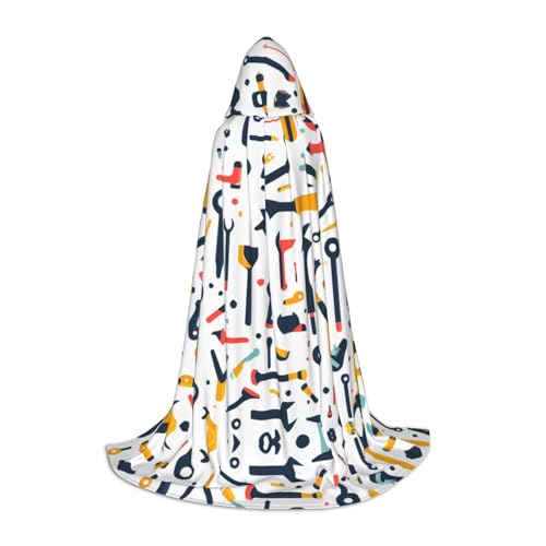 UFhgjjb S Halloween Kapuzenumhang - Unisex Werkzeuge für die Arbeit Druck Cosplay Robe für Partys, Karneval, Comic Ausstellungen und mehr UFhgjjb S Halloween Kapuzenumhang - Unisex Werkzeuge für die Arbeit Druck Cosplay Robe für Partys, Karneval, Comic Ausstellungen und mehr von UFhgjjb