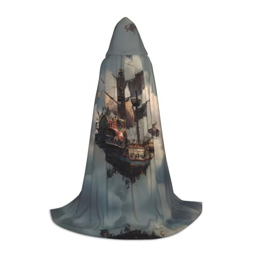 UFhgjjb S Halloween Kapuzenumhang - Unisex schwimmender Bootsaufdruck Cosplay Robe für Partys, Karneval, Comic Ausstellungen und mehr UFhgjjb S Halloween Kapuzenumhang - Unisex schwimmender Bootsaufdruck Cosplay Robe für Partys, Karneval, Comic Ausstellungen und mehr von UFhgjjb