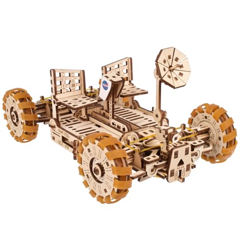 NASA Lunar Rover Modellbausatz - 3D Holzpuzzle für Erwachsene, Modellbausatz, DIY Mechanische Puzzles von UGEARS