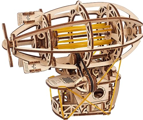 UGEARS Steampunk Luftschiff - Ugears hölzerne 3D Puzzles für Erwachsene - Holz mechanisches Modell mit beweglichen Teilen für Erwachsene zu Bauen - Baukästen Brain Teaser Puzzles von UGEARS