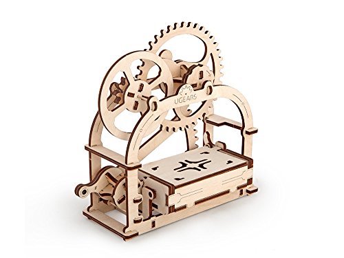 UGEARS Mechanische Box 3D Holzpuzzle für Erwachsene und Jugendliche - Originallagerung von Visitenkarten von UGEARS