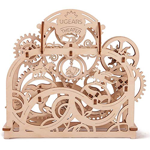 UGEARS UG70002 [Generische mittelalterliche Charaktere] Selbstantreibendes 3D-Theater-Modell, Holz von UGEARS