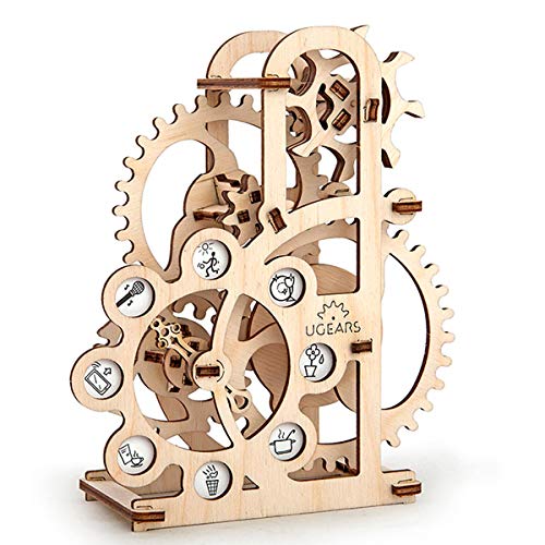 UGEARS Mechanisches 3D-Puzzle Dynamometer Modell - DIY Puzzle Lernspielzeug und Holzbausatz für Kinder von UGEARS