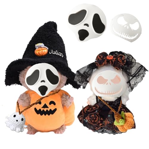 UIDMEN Personalisierte Kleidung für 17cm Puppe (Nur Kleidung), Handgefertigte Accessoires für Puppen, Süße Halloween-Kostüme für Puppen, Originelles Geschenk für Geburtstag und Halloween von UIDMEN