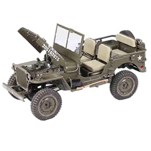 UIGJIOG 1941 Willys Remote Controlled Off-Road Buggy 1: 6 Skalenlegierungs-Alloy-Druckguss-Automodell-Armee-LKW 2.4 Ghz-Fahrzeuge Detaillierte Replik Geschenke Sammlerstücke UIGJIOG 1941 Willys Remote Controlled Off-Road Buggy 1: 6 Skalenlegierungs-Alloy-Druckguss-Automodell-Armee-LKW 2.4 Ghz-Fahrzeuge Detaillierte Replik Geschenke Sammlerstücke von UIGJIOG