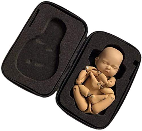 UIGJIOG Neugeborenes Baby-Fotografie Props, Fotografie Silikon-Baby-Simulation Puppe-Baby-Modelle Aufstellung Puppe Articulated Kugelgelenkartigen Simulation Ausbildung Spielzeug von UIGJIOG