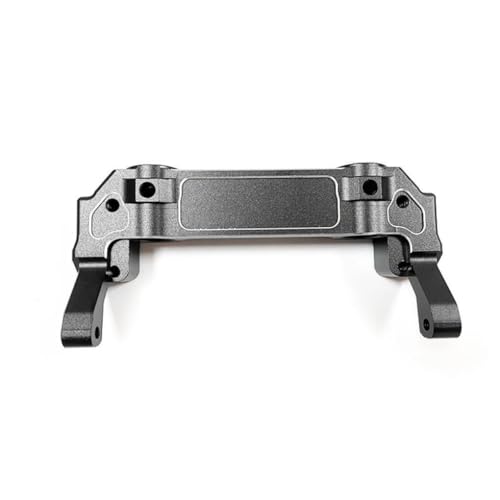 UIKEEYUIS 1 Stück Aluminiumlegierung Frontstoßstangenhalterung für SCX6 1/6 Crawler Rahmenschutz RC Autozubehör Ersatzteile, Schwarz von UIKEEYUIS