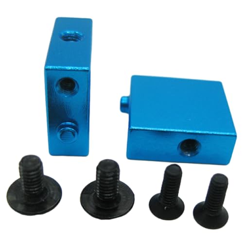 UIKEEYUIS 2 Stück Servo aus Aluminiumlegierung für A959 A979 A969 959B 969B 979B 1/18 On Road Fahrzeuge Digitales RC Autozubehör, Blau von UIKEEYUIS