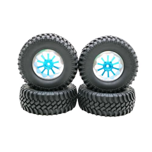 UIKEEYUIS 20 Stück Gummi Schwamm Reifen, Verschiedene Optionen für RC Auto Rad, Schwamm Reifen, Reifenteile von ferngesteuerten Autos, Blau von UIKEEYUIS