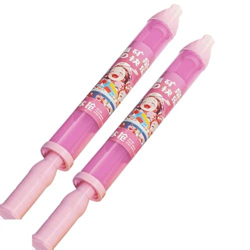 UIKEEYUIS 2X Wasserpistole Spaß Outdoor Unterhaltung oder Sommer Picknick ABS romantische Requisiten mit Wasseratmosphäre, Rosa von UIKEEYUIS