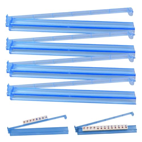 UIKEEYUIS 4 Stück transparente amerikanische Mahjong Racks aus Acryl mit Drückern Set, EIN Muss für Majong Spieler, Mahjong All in One, E UIKEEYUIS 4 Stück transparente amerikanische Mahjong Racks aus Acryl mit Drückern Set, EIN Muss für Majong Spieler, Mahjong All in One, E von UIKEEYUIS