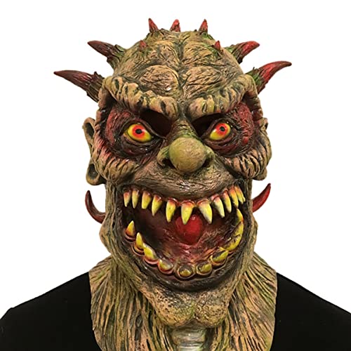 UIUKDWUC Devil Monster Maske Party Gruselige Kopfbedeckung Cosplay Kostüm Requisiten für Halloween UIUKDWUC Devil Monster Maske Party Gruselige Kopfbedeckung Cosplay Kostüm Requisiten für Halloween von UIUKDWUC