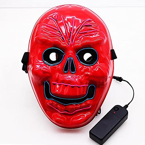 UIUKDWUC El Luminous Mask Halloween Funny Horror Flashs Luminous Mask UIUKDWUC El Luminous Mask Halloween Funny Horror Flashs Luminous Mask von UIUKDWUC