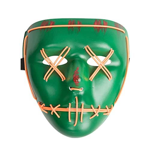 UIUKDWUC Ghost Step Ball Led Horror Trick Maske für Halloween Karneval Kostüm Party Requisiten UIUKDWUC Ghost Step Ball Led Horror Trick Maske für Halloween Karneval Kostüm Party Requisiten von UIUKDWUC