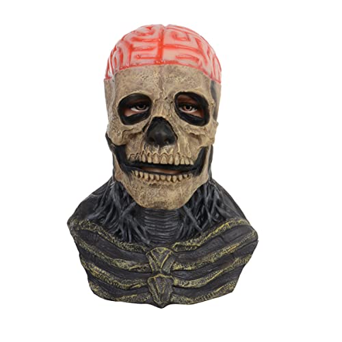 UIUKDWUC Ghosts Rider Kopfbedeckung Mund Bewegliche Maske Gruselige Cosplay Kostüm Requisiten für Halloween Party UIUKDWUC Ghosts Rider Kopfbedeckung Mund Bewegliche Maske Gruselige Cosplay Kostüm Requisiten für Halloween Party von UIUKDWUC