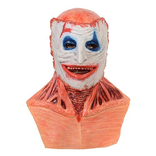 UIUKDWUC Ghosts Riders Kopfbedeckung Mund bewegliche Clownmaske Cosplay Kostüm Requisiten für Halloween Party UIUKDWUC Ghosts Riders Kopfbedeckung Mund bewegliche Clownmaske Cosplay Kostüm Requisiten für Halloween Party von UIUKDWUC