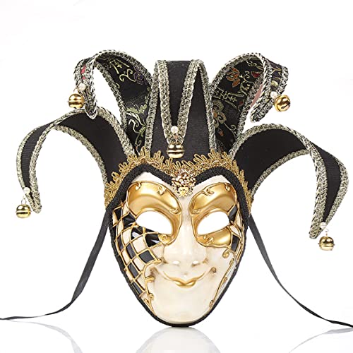 UIUKDWUC Gig Mask Venezianische Maskerade Maske für Halloween Karneval Kostüm Party Requisiten UIUKDWUC Gig Mask Venezianische Maskerade Maske für Halloween Karneval Kostüm Party Requisiten von UIUKDWUC