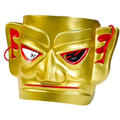 UIUKDWUC Gute PVC-Maske, Bar, Karneval, Requisiten, Halloween-Maske, Halloween, leuchtende Maske UIUKDWUC Gute PVC-Maske, Bar, Karneval, Requisiten, Halloween-Maske, Halloween, leuchtende Maske von UIUKDWUC