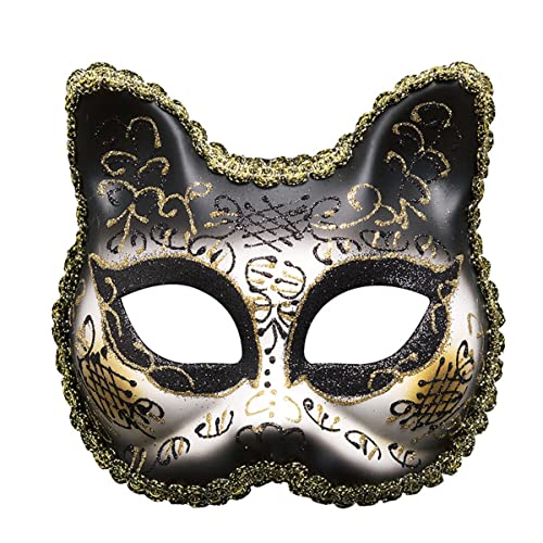 UIUKDWUC Halbgesichtsmaske Fuchs für Halloween Karneval Kostüm Party Requisiten UIUKDWUC Halbgesichtsmaske Fuchs für Halloween Karneval Kostüm Party Requisiten von UIUKDWUC