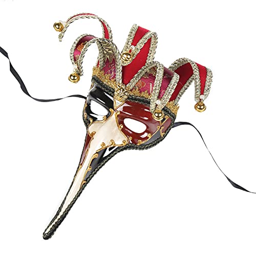 UIUKDWUC Lange Nase Halbgesichtsglocke Maske für Halloween Karneval Kostüm Party Requisiten UIUKDWUC Lange Nase Halbgesichtsglocke Maske für Halloween Karneval Kostüm Party Requisiten von UIUKDWUC