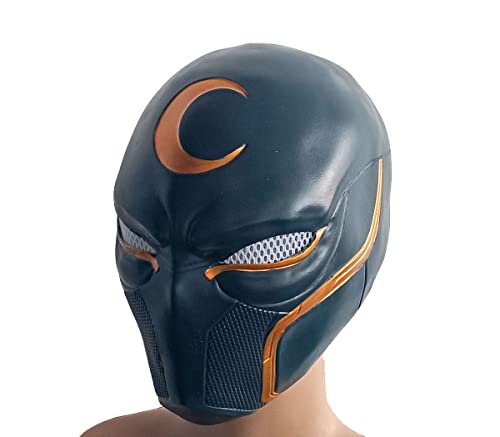 UIUKDWUC Moons Knights Maske Kopfbedeckung Mondritter Latexmaske von UIUKDWUC