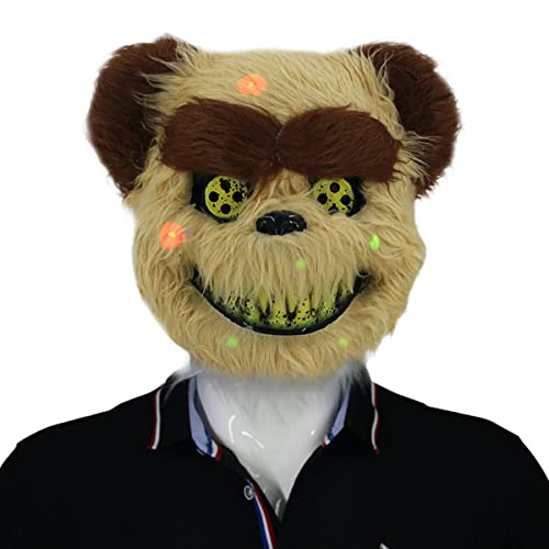UIUKDWUC Niedliche Maske mit leuchtendem Kaninchen, Maskerade, Tier-Kopfbedeckung, Halloween-Party, Spoof-Requisiten UIUKDWUC Niedliche Maske mit leuchtendem Kaninchen, Maskerade, Tier-Kopfbedeckung, Halloween-Party, Spoof-Requisiten von UIUKDWUC