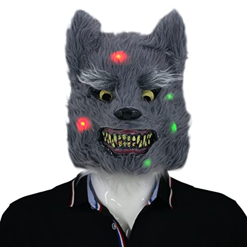 UIUKDWUC Niedliche Maske mit leuchtendem Kaninchen, Maskerade, Tier-Kopfbedeckung, Halloween-Party, Spoof-Requisiten UIUKDWUC Niedliche Maske mit leuchtendem Kaninchen, Maskerade, Tier-Kopfbedeckung, Halloween-Party, Spoof-Requisiten von UIUKDWUC
