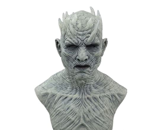 UIUKDWUC Night King Mask Games of Thrones Cosplay White Ghost Hood Night King Halloween Props UIUKDWUC Night King Mask Games of Thrones Cosplay White Ghost Hood Night King Halloween Props von UIUKDWUC